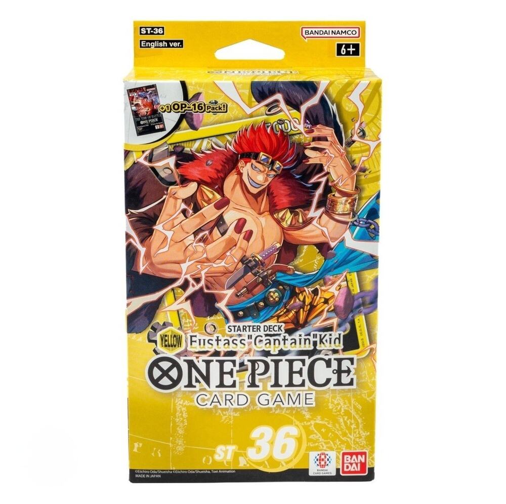 One Piece TCG - Eustass "Captain" Kid ST36 ENGLISH - EARLY RELEASE ON HAND